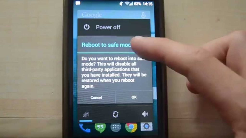 How To Turn On And turn Of The Android Safe Mode On Mobile