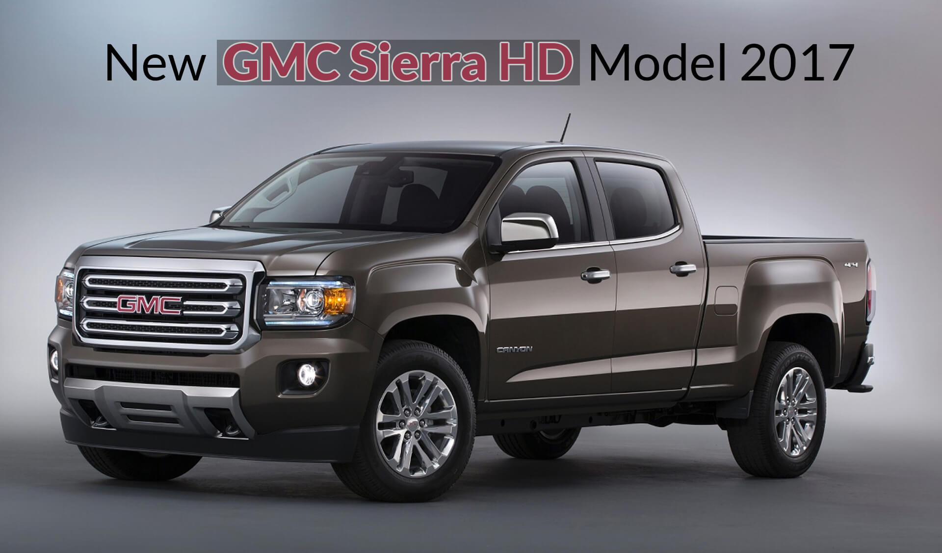 New GMC Sierra HD Model 2017