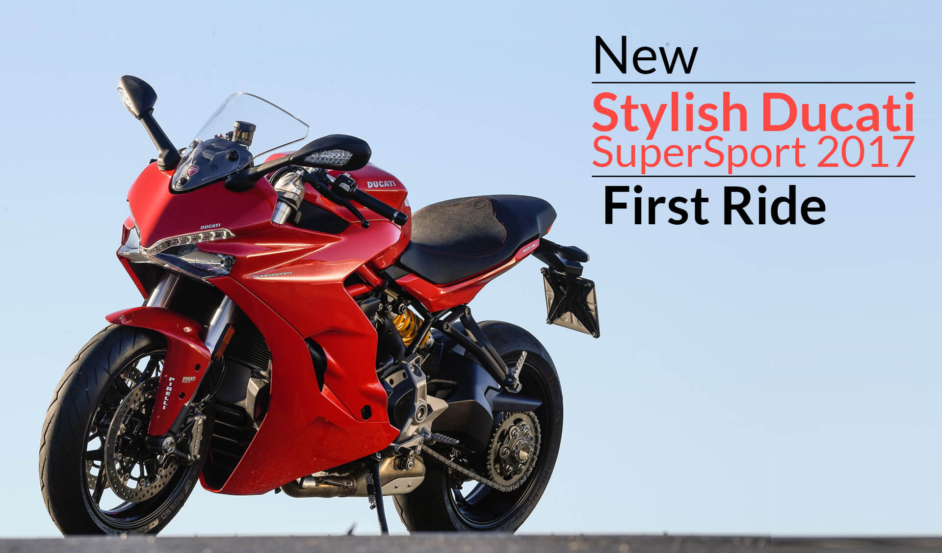New Stylish Ducati SuperSport 2017 First Ride