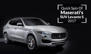 Quick Spin Of Maserati's SUV Levante S 2017