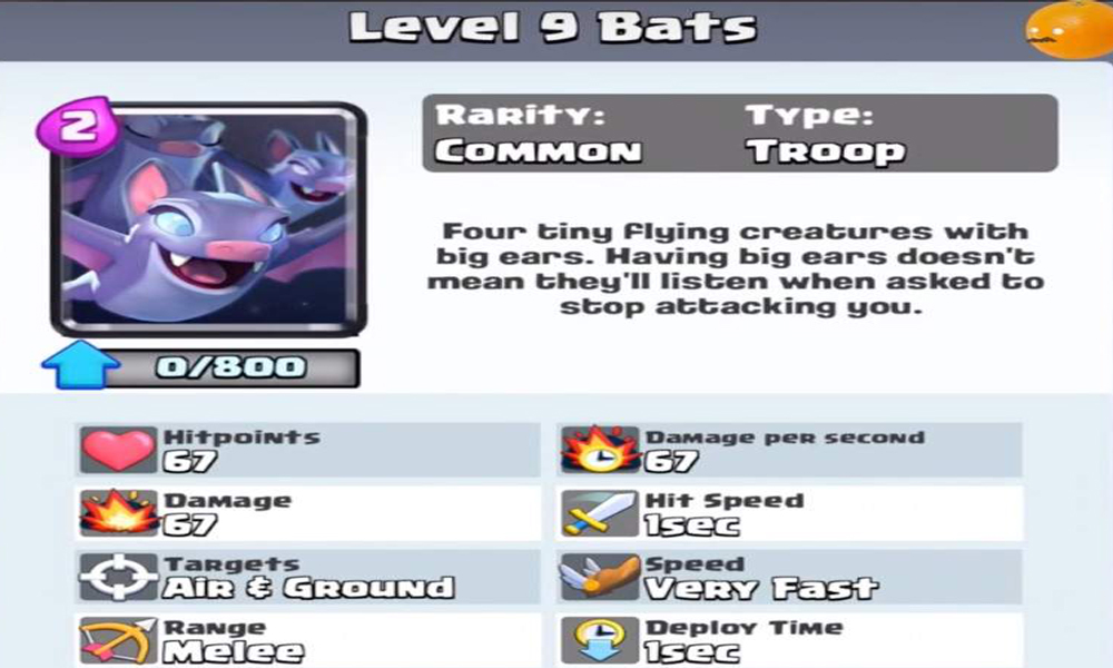 A special day is coming up at Clash Royale, and it is none other than the premiere of his new letter. After the arrival of the Night Witch just a few weeks ago, this time it is the turn of the Bats, companions of the Witch but also, you can use separately. And of course, as always, from Android Pro we will reveal all the details of this new letter of Clash Royale.  The letter will be available to everyone within 16 days, ie on July 7 you can get both in the store and any chest but before, as is customary, we will have the opportunity to get it through a challenge. The new Clash Royale card will be the bats