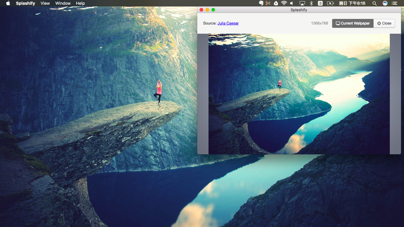 Splashify App Which Change the Wallpaper For Everyday In Windows, Linux and Mac