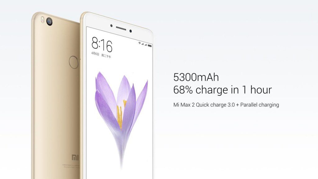 Xiaomi Mi Max 2 Renewed With 5300mah Battery Capacity To Impress