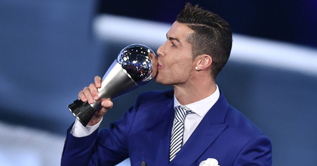 Ronaldo Cristiano Won FIFA Player Of The Year Award