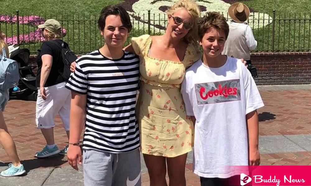 Britney Spears Children Walk Into Her Path One Of Them To The Singer - ebuddynews