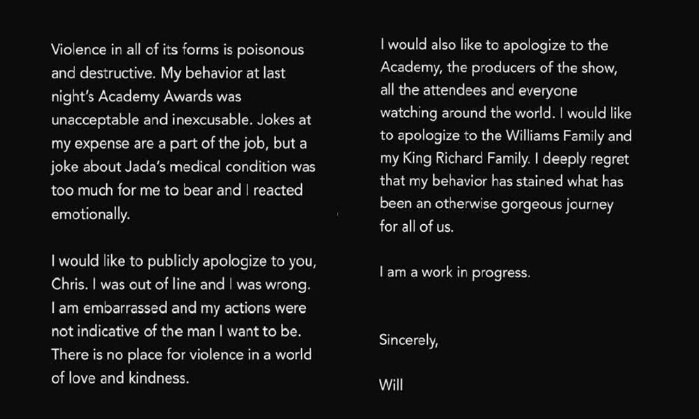 Will Smith Apologized Chris Rock - ebuddynews